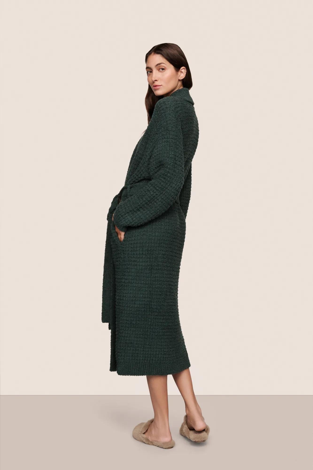 Recycled Boucle Waffle Robe